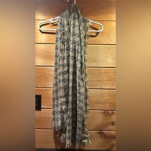 Checker Knit Blanket Scarf